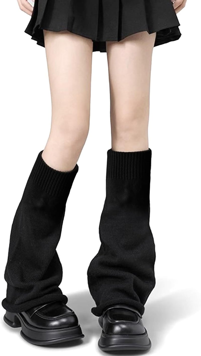 HEMOUR Leg Warmers for Women, Y2K Legwarmers Girls, Fall Winter Halloween Gifts, Harajuku Cutecore Gothic Fashion Accessories - Image 1